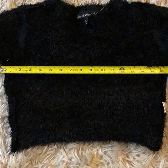 Two piece black fuzzy skirt set - Picture 6 of 7